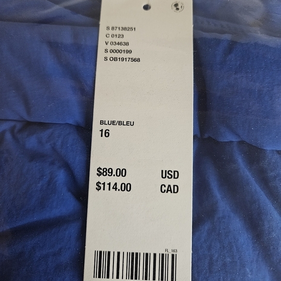 Urban Outfitters BDG Nina Nylon Ski Pants in Blue Stripe Size 16 NWT - Picture 10 of 11